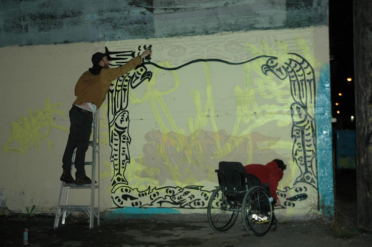 projecting-the-mural